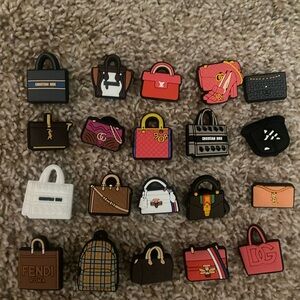 Designer-HandBags Collection Croc Charms